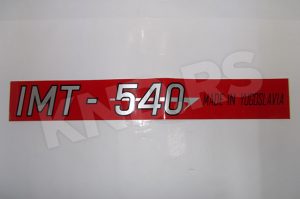 NALEPNICA IMT540(500x80mm)