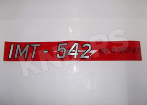 NALEPNICA IMT542(500x80mm)