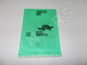 KATALOG CLAAS COMPACT 30 EX