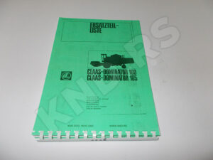 KATALOG CLAAS DOMINATOR 100/105 EX