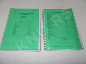 KATALOG CLAAS LEXION 540/550/560 EX