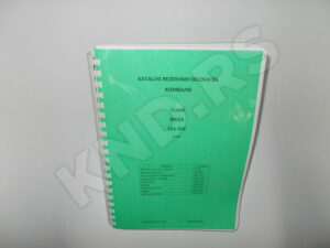 KATALOG CLAAS MEGA 203/204 Z9350 EX