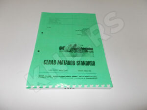 KATALOG CLAAS MATADOR STANDARD EX