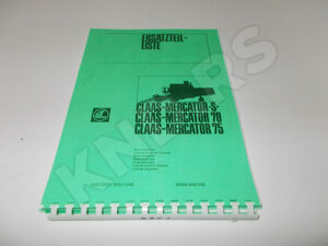 KATALOG CLAAS MERCATOR S/70/75 EX